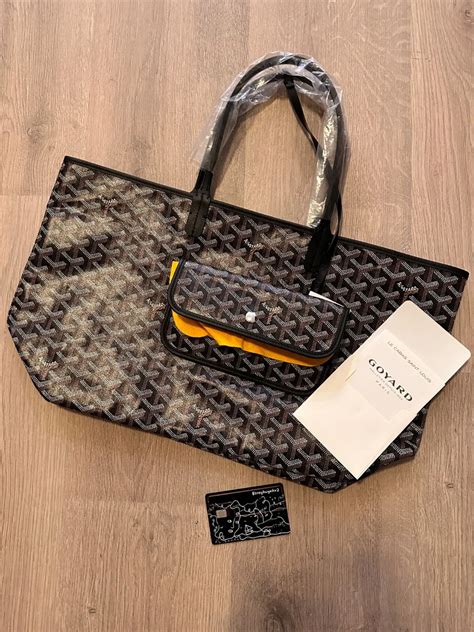 goyard real real|goyard bag real life.